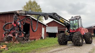 Köp Gallringsskördare Valmet 911 på Klaravik [upl. by Onateag]