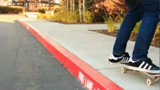 HOW TO OLLIE UP A CURB THE EASIEST WAY TUTORIAL [upl. by Luke]