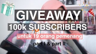 GIVEAWAY 100k SUBSCRIBERS  Shafira Eden [upl. by Darlleen]