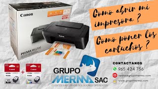 IMPRESORA CANON MULTIFUNCIONAL MG2510 [upl. by Lenz233]