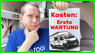 Wohnmobil Kosten nach 2 Jahren und 23000km 💸 Inspektion Fiat Ducato Kastenwagen [upl. by Acceb]