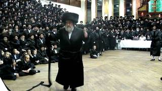 Satmar  Viznitz Wedding in Boro Park Rabbi Yisrael Hager Mitzvah tantz 1 [upl. by Llehcram]