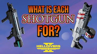 Whats the difference between SHOTGUNS in Helldivers 2 [upl. by Schilit225]