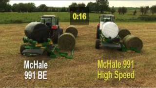 McHale 991High Speed Bale Wrappermp4 [upl. by Pancho]