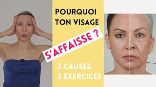 Pourquoi ton visage saffaisse  3 causes et 3 exercices [upl. by Bedelia921]