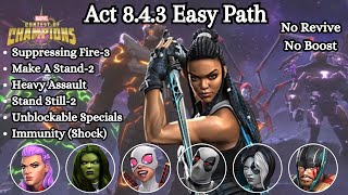 MCOC Act 843 Easy Path For Completion  Valkyrie Boss [upl. by Seravat]