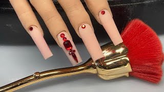 HOW TO red bottom nails [upl. by Boswall]