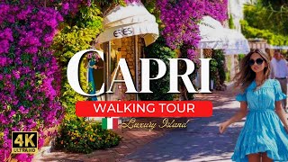 CAPRI Italy 4K Walking Tour 🇮🇹 Breathtaking Hidden Gem [upl. by Yaja]