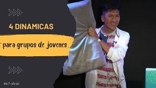 4 DINAMICAS PARA GRUPOS  JOVENES CRISTIANOS [upl. by Maise]