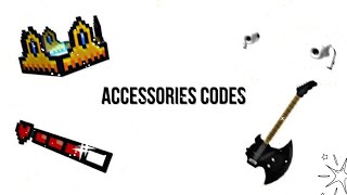 Accessories Codes HSL [upl. by Cayser347]