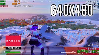 Fortnite 640x480 Ryzen 5600G  16GB RAM  4Gb VRAM [upl. by Lajib]