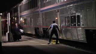 Amtrak 6 makes schedule stop on time 5 Sep 2024 [upl. by Dryden]