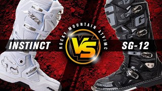 Fox Racing Instinct vs Gaerne SG12  Which Motocross Boot is Best For You [upl. by Lozano]