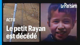 Maroc  le petit Rayan est décédé malgré les tentatives de sauvetage [upl. by Ivor]