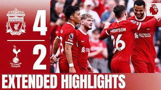 Six goals in penultimate home game  Liverpool 42 Tottenham  Extended Highlights [upl. by Mandler]