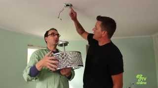 How To Install a Light Fixture [upl. by Yenahteb]