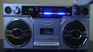 Victrola 1980s Style Bluetooth Boombox Review and Test [upl. by Mishaan]