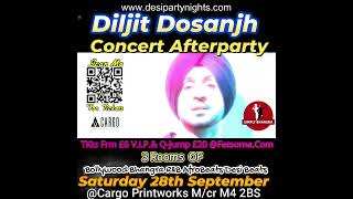 Diljit Dosanjh Afterparty Manchester Sept 28th 2024 [upl. by Castera]