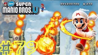 New Super Mario Bros U  Superstar Road6 Firebar Cliffs [upl. by Maren]