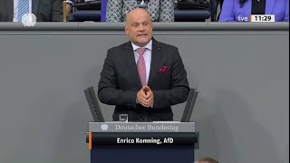 AKTUELL  REDE ENRICO KOMNING  AFD  AM 8NOVEMBER IM DEUTSCHEN BUNDESTAG IN BERLIN [upl. by Emsmus47]