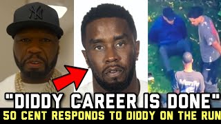 50 Cent RESPONDS To Diddy On The Run After House Gets RAIDED By Federal Agents In Miami [upl. by Oirramaj]