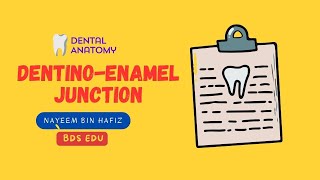 DentinoEnamel Junction  Dental Anatomy  Nayeem Bin Hafiz  13  BDS Edu [upl. by Alissa310]