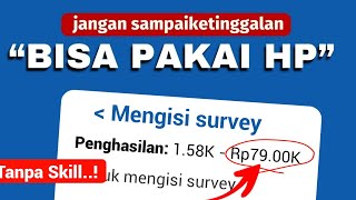 KERJA ONLINE DIBAYAR PER HARI Hanya Isi Surve Dibayar 300 Ribu  Cara Dapat Uang Dari Internet [upl. by Aekim823]