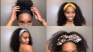 Head band Wig  Luv Me  Easy Quick amp Simple [upl. by Notyep]