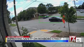 Improving safety on Roxboro Street in Durham [upl. by Etnahsa]