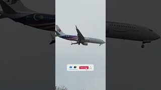 Malaysia Airlines MH721Boeing 737 MAX 8 akan Landing KUL Kuala LumpurCGK Jakartamalaysiaairlines [upl. by Haily931]