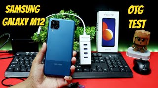 Samsung Galaxy m12 USB OTG amp Hard Disk Support Test Hindi [upl. by Eba899]