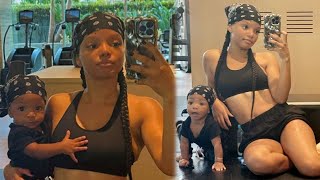 Halle Bailey Embraces New Fitness Journey amp Moves Beyond Veganism [upl. by Glogau413]