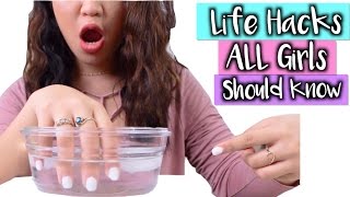 Life Hacks All Girls Should Know [upl. by Haldi]