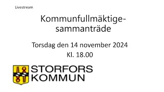 Storfors Kommunfullmäktige [upl. by Itsirc]