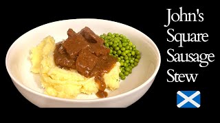 Johns Square Sausage Stew  Easy Slow Cooker Recipe  Lorne Sausage Stew [upl. by Lanfri157]