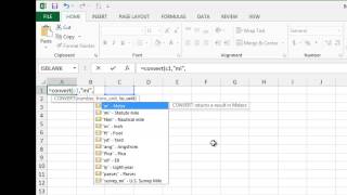 How to Convert Measurements in Microsoft Excel [upl. by Doersten]