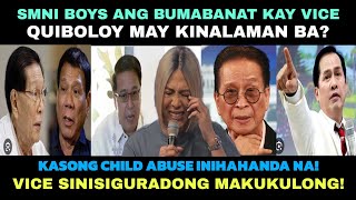 SMNI BOYS VS VICE GANDA‼️ QUIBOLOY MAY KINALAMAN BA❓ KASONG CHILD 4BUSE INIHAHANDA NA‼️ [upl. by Emlyn]