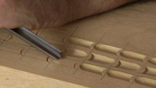 How to Carve a Classic Surface Decoration  Woodcarving Workshops [upl. by Grodin]