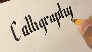 BEST GOTHIC CALLIGRAPHY [upl. by Grussing]