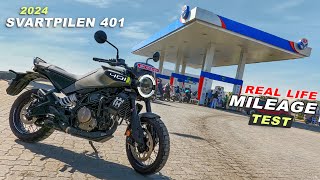 Husqvarna Svartpilen 401  Mileage Test  Real Life Mileage or Performance [upl. by Ahseina]