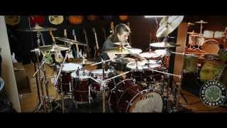 Tama Star Series Bubinga Drum Set Red Cordia UFIP Cymbals SoloDemo Stephen Whitesides [upl. by Thema]