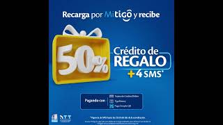 ¡50 de crédito  4 SMS de REGALO [upl. by Nytsirt]