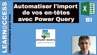 Power Query  Comment importer des Titre EnTête dynamiquement [upl. by Tiny153]