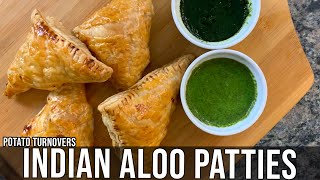 Indian Potato Puff Pastry  How to Cook Potato Puffs [upl. by Pacheco]