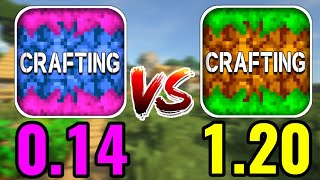 NEW CRAFTING AND BUILDING VS OLD CRAFTING AND BUILDING [upl. by Zitvaa]