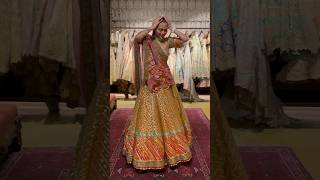 The day I said YES to my RIMPLE AND HARPREET Lehenga 💛 outfitideas bridallehenga bridaloutfit [upl. by Anaxor]