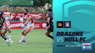 Highlights  Catalans Dragons v Hull FC  2024 Betfred Super League Round 19 [upl. by Yerxa]