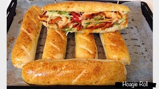 Homemade Hoagie Roll  Sandwich Roll  With Easy Step [upl. by Llenoj]