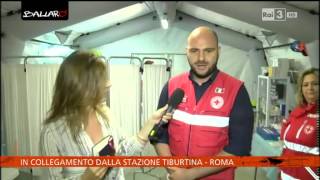 Emergenza immigrazione alla stazione Tiburtina  Ballarò 16062015 [upl. by Arihday275]