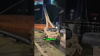 How dangerous mooring line can be shorts youtubeshorts viral viralshorts facts [upl. by Aremus]